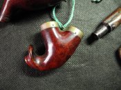 Курительная трубка "Bruyere garantie", зажигалка немецкого солдата.