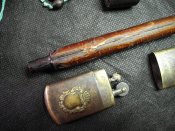 Курительная трубка "Bruyere garantie", зажигалка немецкого солдата.
