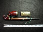 Курительная трубка "Bruyere garantie", зажигалка немецкого солдата.
