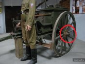 Шток колеса немецкой полевой кухни