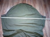 Защитный непромокаемый Gore-Tex чехол на спальный мешок (Британия). Олива №52