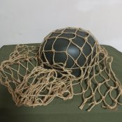Маскировочный сетчатый чехол на каску, реплика.