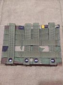 Тройной подсумок molle, woodland, G-Tech