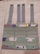 Тройной подсумок molle, woodland, G-Tech