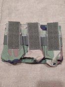 Тройной подсумок molle, woodland, G-Tech