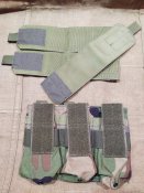 Тройной подсумок molle, woodland, G-Tech