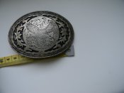 пряжка"атакуючий орел".5.9см.Х 8.4см.