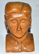 Резной бюст "Женщина Германии".