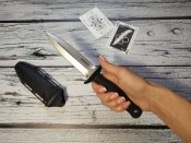 Нож с фиксированным клинком от компании Cold Steel. Модель Counter Tac I (10BCTL). Оригинал