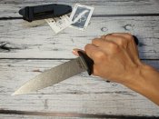 Нож с фиксированным клинком от компании Cold Steel. Модель Counter Tac I (10BCTL). Оригинал