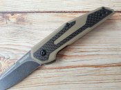 Складной нож от компании Kershaw. Модель Fraxion Tan (1160TANBW). Оригинал