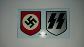 Декали на шлем "щитки" SS