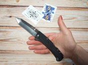 Складной нож от компании SOG. Модель Traction Tanto (TD1012CP). Оригинал