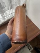 Большая керамическая бутылка, минералка/ликер
