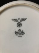 Блюдце «Rosenthal»,Вермахт,1938г.