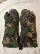 Рукавицы-краги Gore-Tex с шерстяным вкладышем новые р.L