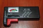 Универсальный тестер заряда батареек, аккумуляторов BT-168