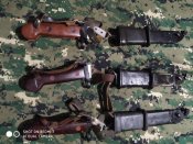 Рукоять штык ножа и ножна с пружиной модель 6х3