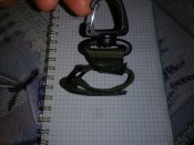 Тактический подвес для перчаток, олива (1 шт.)