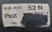Плащ, дождевик, серый, нейлон, размер 52, б/у, 1969 г, армия ВС Швейцарии