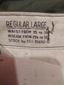 Trousers, Field, Wool, M-1951. L-Regular