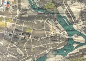 Немецкий план Винница Вінниця 1943 г  Центр.