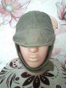 Шапка зимняя олива Bundeswehr. Шапка-ушанка Бундесвер р.58 (лот №1/4)