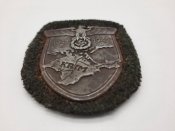 Нарукавный знак вермахта "Щит за Крым" (копия, Карл Вюрстер).