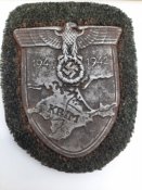 Нарукавный знак вермахта "Щит за Крым" (копия, Карл Вюрстер).