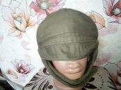 Шапка зимняя олива Bundeswehr. Шапка-ушанка Бундесвер р.60 (лот №2/5)
