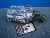 Фляга армейская "US Army bottle" 1л пластиковая, в чехле камуфляж.