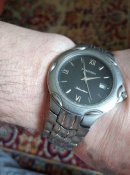 Титановые наручные часы Romanson TM0591MW(BK)