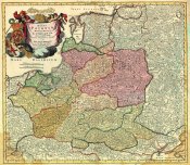 Карта Польша и Литовское княжество.