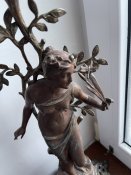 Красивейшая керосиновая лампа. Сецессия, Арт—Нуво, Модерн