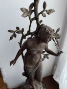 Красивейшая керосиновая лампа. Сецессия, Арт—Нуво, Модерн