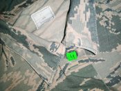 Китель в камуфляже ABU (США) Air Force Camo, размер: 10R (лот №41).