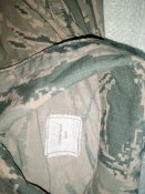 Китель в камуфляже ABU (США) Air Force Camo, размер: 10R (лот №41).
