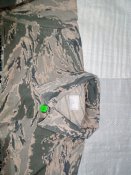 Китель в камуфляже ABU (США) Air Force Camo, размер: 10R (лот №41).
