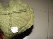 шапка трекінгова,колір оливка.розм.58(розтягується) 100% акрил