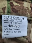 Комплект MTP брюки 80/92/108 + кітель 180/96. Британія. Новий товар.