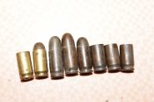 45 АСР , гильзы и пули