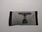 Нашивка трапеция на кепи СС на реконструкцию
