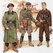Солдаты и танкисты вермахта.