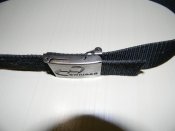 ремінь поясний текстильний чорного кольору. 90см.