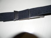 ремінь поясний текстильний чорного кольору. 90см.