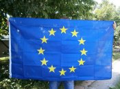 Прапор Євросоюзу з металевими люверсами 90x150 см. MFH. Німеччина.