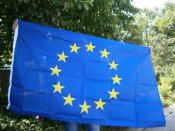 Прапор Євросоюзу з металевими люверсами 90x150 см. MFH. Німеччина.