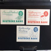 3- рейх. 1939 г. Спецгашение на Deutsche Bank. Международная авто- и мотовыставка в г. Берлине