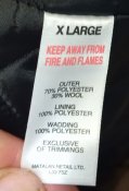 Бушлат  ХL, шерсть 30%.
