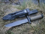 Ніж Colunbia 2558В, 32 см, в чохлі + кресало.